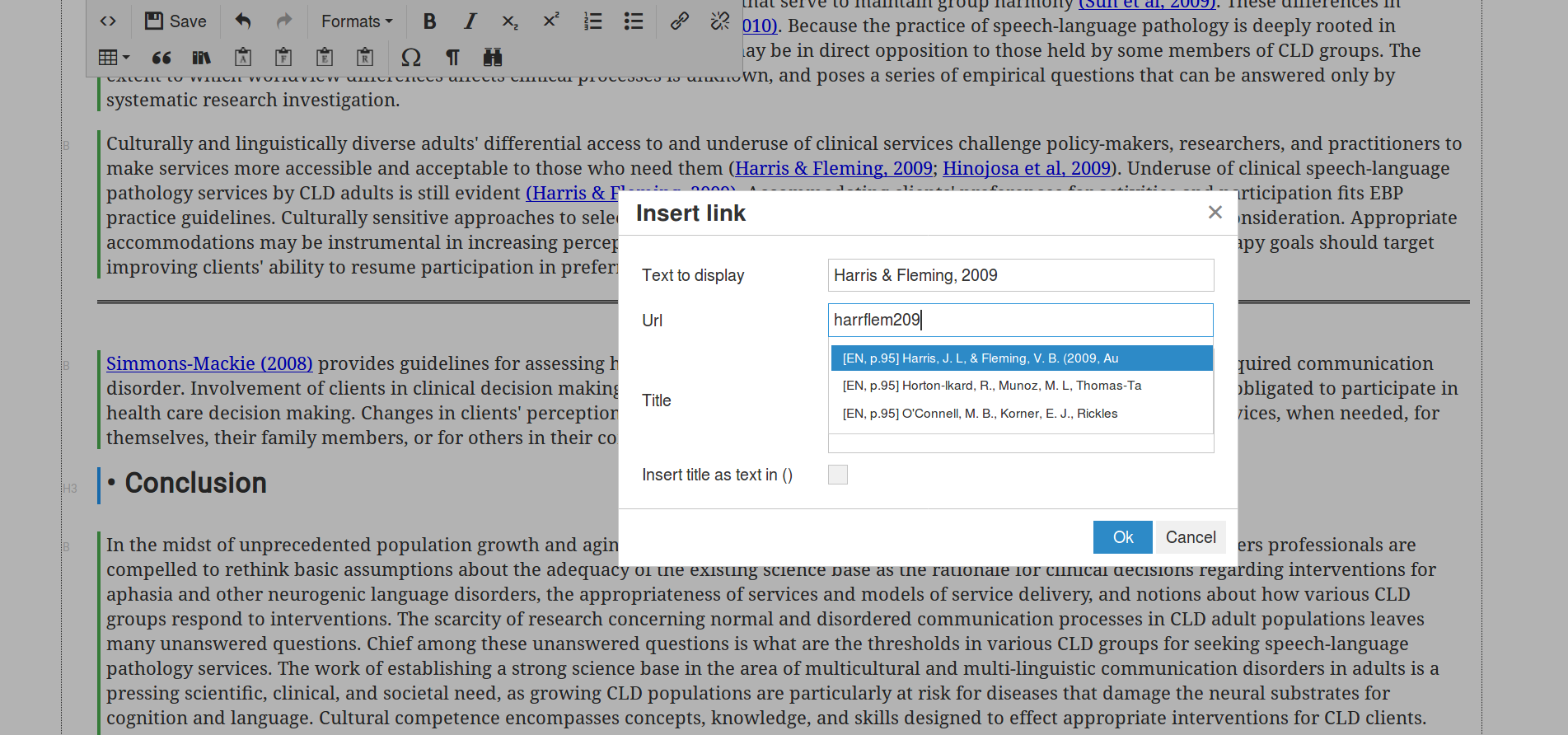 Searching for an end note using the URL field.