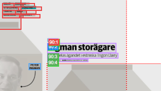 An article consisting of maually selected box types